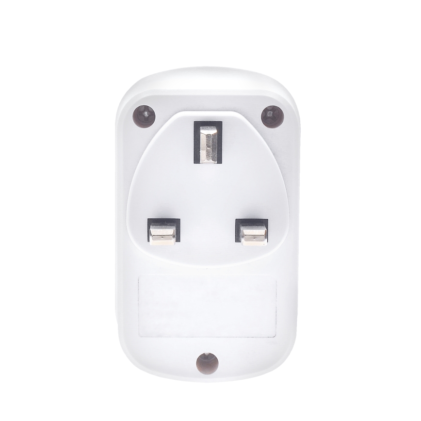 Adaptador de viaje para UK 230V con 2 puertos USB-A y 1 puerto USB-C
