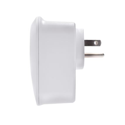 Adaptador de viaje para EE. UU. 230 V con 2 puertos USB-A y 1 puerto USB-C