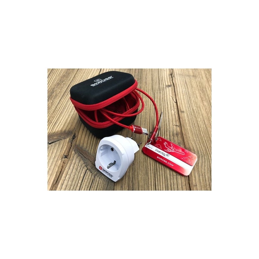 Adaptador de viaje para Suiza 230V