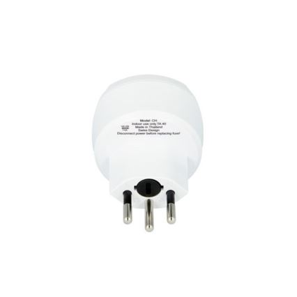 Adaptador de viaje para Suiza 230V