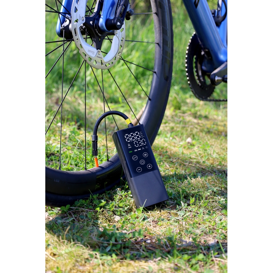 Compresor digital de bolsillo 2000 mAh 5V negro