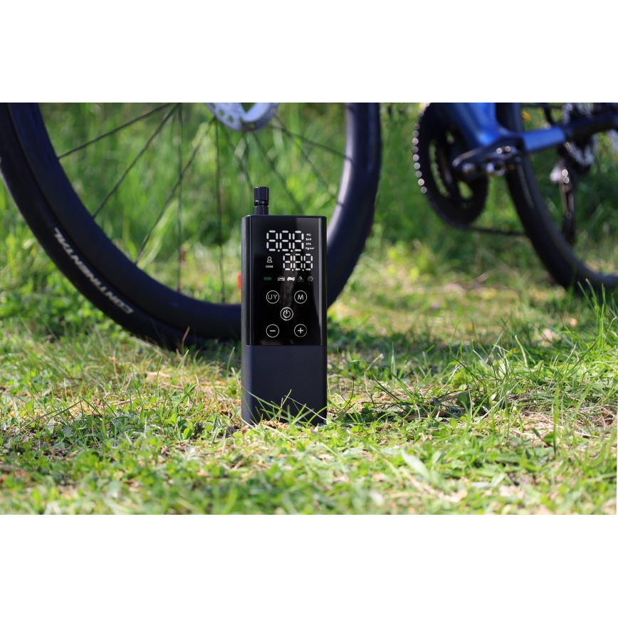 Compresor digital de bolsillo 2000 mAh 5V negro