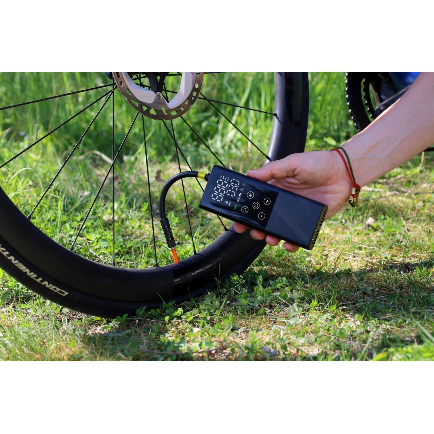 Compresor digital de bolsillo 2000 mAh 5V negro