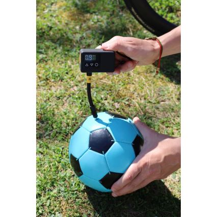 Compresor digital de bolsillo 2000 mAh 5V negro