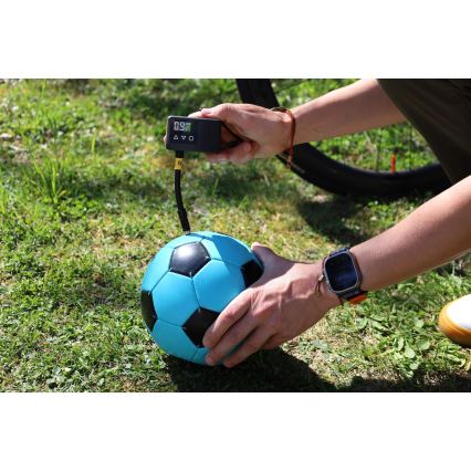 Compresor digital de bolsillo 500 mAh 5V negro