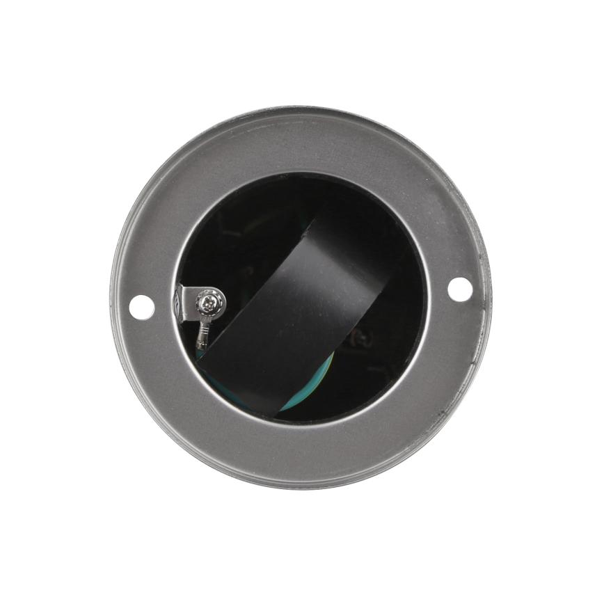 Columna de enchufe de exterior 2Z 230V IP44 cromo mate redonda