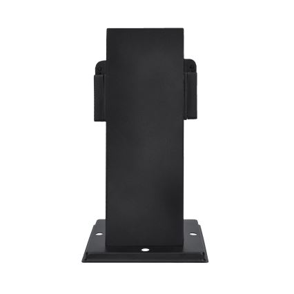 Columna de enchufe de exterior 2Z 230V IP44 negro angular
