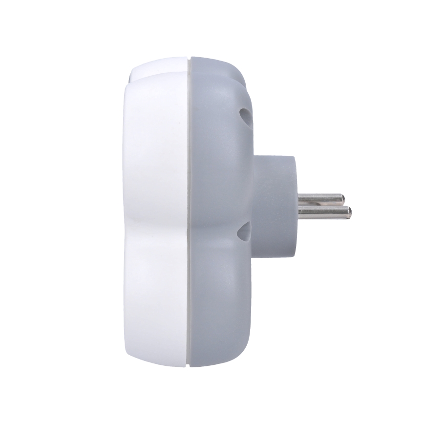 Enchufe con protección contra sobretensión 230V/16A 3Z blanco