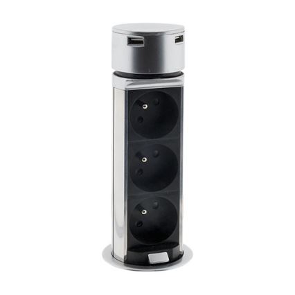 Columna de tomas para mesa 3x230V