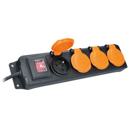 Cable de extensión con interruptor 4Z 3m IP44