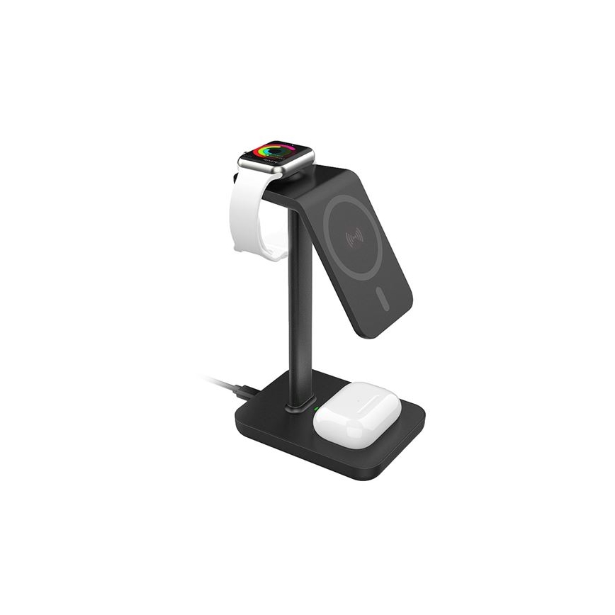Cargador inalámbrico de sobremesa 3 en 1 23W