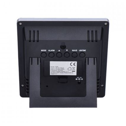 Estacion meteorologica con pantalla LCD 230V/2xAAA + 2xAAA negro