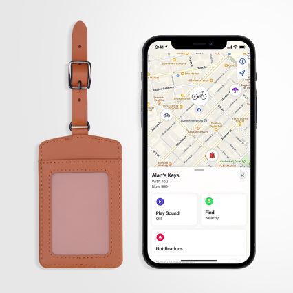Localizador para equipaje de 150 mAh compatible con Apple Find My