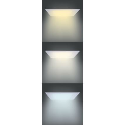 Luminaria empotrada LED/12W/230V 3000/4000/6000K 17x17 cm blanca