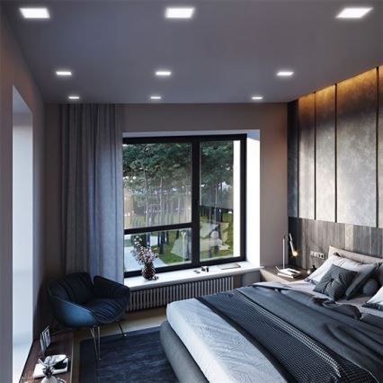 Panel LED LED/12W/230V 3000/4000/6000K 17x17 cm blanco