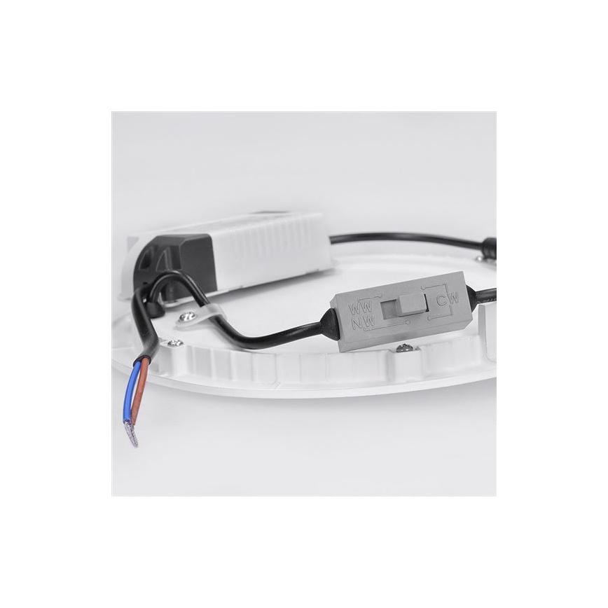 Panel LED 18W/230V 3000/4000/6000K Ø 22,5 cm blanco