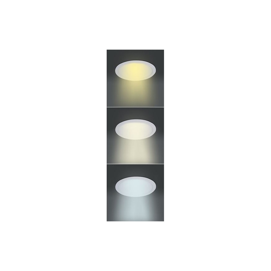 Panel LED LED/6W/230V 3000/4000/6000K Ø 12 cm blanco