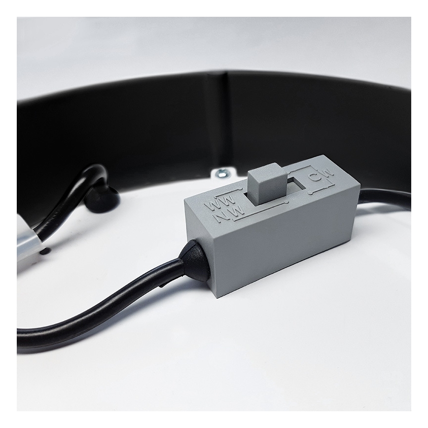 Plafón de techo LED/12W/230V 3000/4000/6000K Ø 17 cm blanco