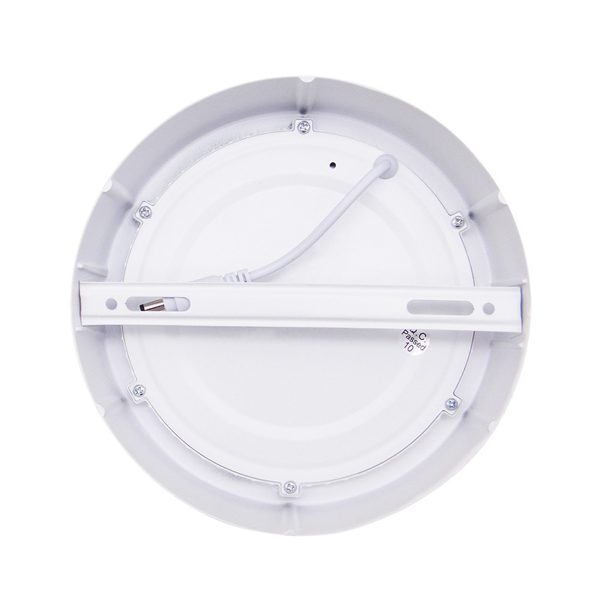 Plafón de techo LED/12W/230V 3000/4000/6000K Ø 17 cm blanco