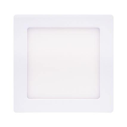 Plafón LED 12W/230V, 3000/4000/6000K, 17x17 cm, blanco