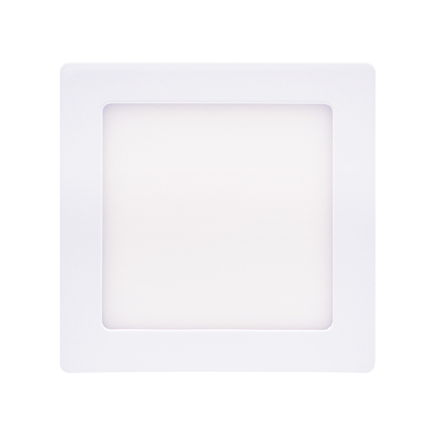 Plafón LED 12W/230V, 3000/4000/6000K, 17x17 cm, blanco