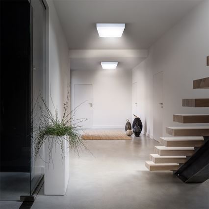 Plafón LED de techo 24W/230V 3000/4000/6000K 30x30 cm blanco
