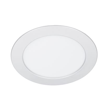 Panel LED 2 en 1 para montaje en superficie/empotrado LED/12W/230V 3000/4000/6000K Ø17cm IP54 plateado