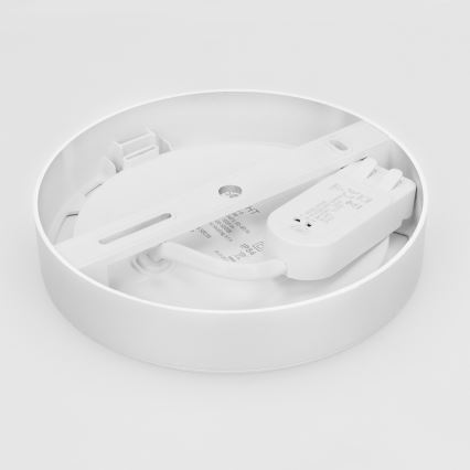 Panel LED 2 en 1 para montaje en superficie/empotrado LED/12W/230V 3000/4000/6000K Ø17cm IP54 blanco