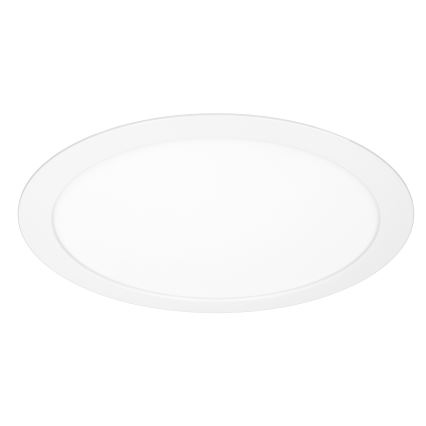 Panel LED 2 en 1 para montaje en superficie o empotrado, 24 W/230 V, 3000/4000/6000 K, diámetro 30 cm, IP54, blanco