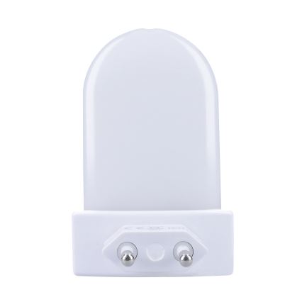 Lámpara de orientación LED RGB con sensor crepuscular para enchufe LED/0,5W/230V