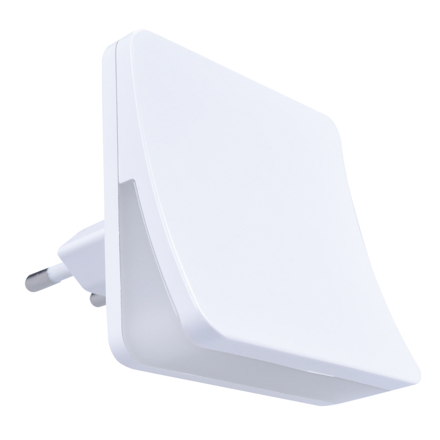 Lámpara LED de orientación con sensor crepuscular con enchufe LED/0,5W/230V 3000K