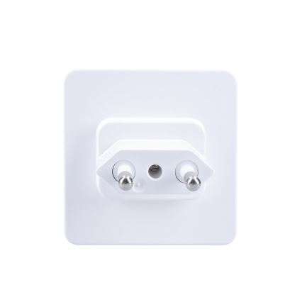 Lámpara LED de orientación con sensor crepuscular con enchufe LED/0,5W/230V 3000K