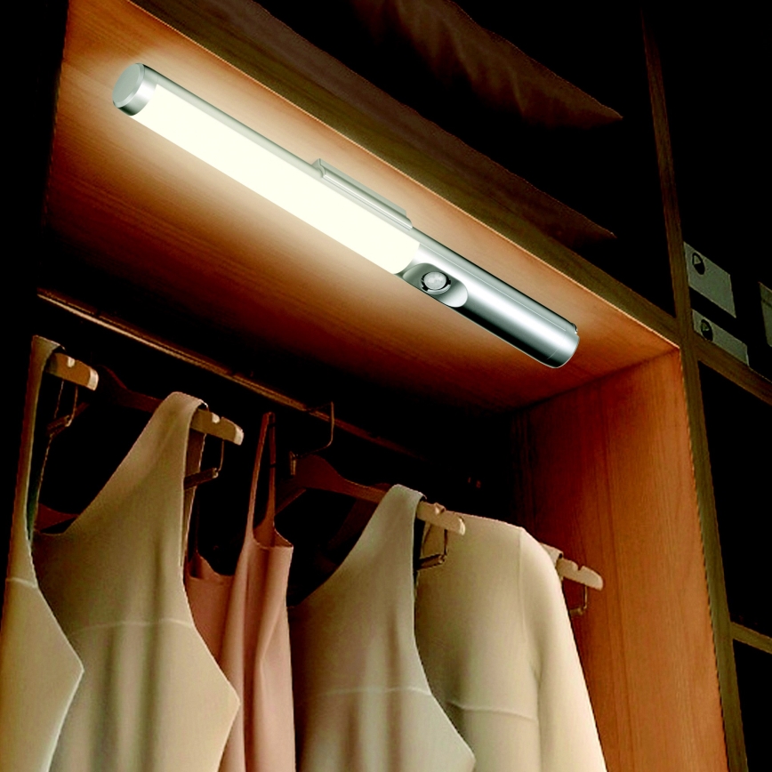 LED Iluminación para muebles recargable con sensor LED/2,5W/3,7V 3000K 1800mAh