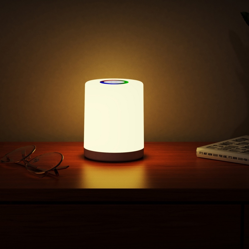 Lámpara de mesa LED RGB, 3,7 V, 1800 mAh
