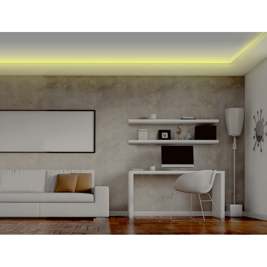 Cinta LED RGB regulable LED/20W/230V 5m IP65 Tuya + CR