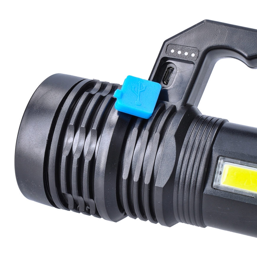 Linterna recargable LED LED/6W/800 mAh 3,7V IP44
