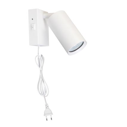 Aplique de pared CELE 1xGU10/30W/230V blanco