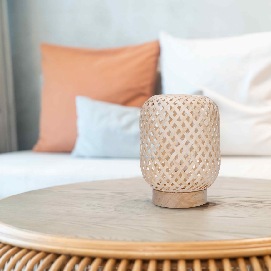 Solight WO3107 - Lámpara de mesa decorativa LED BOHO LED/2xAAA ratán