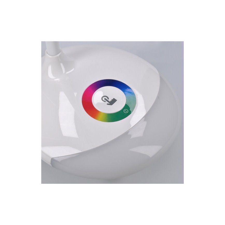 Lámpara LED RGB de mesa regulable recargable LED/5W/5V