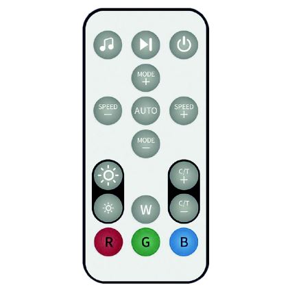 Lámpara de pie LED RGB regulable RAINBOW LED/18W/230V Wi‑Fi Tuya + mando a distancia