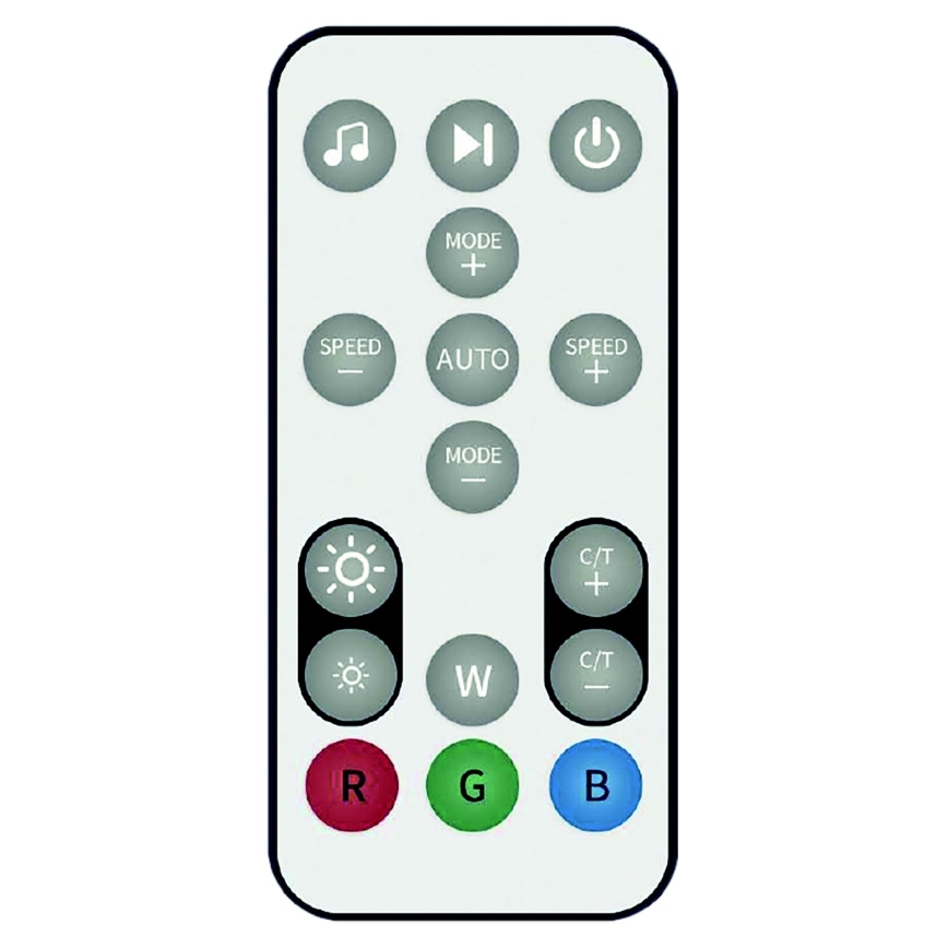 Lámpara de pie LED RGB regulable RAINBOW LED/18W/230V Wi‑Fi Tuya + mando a distancia