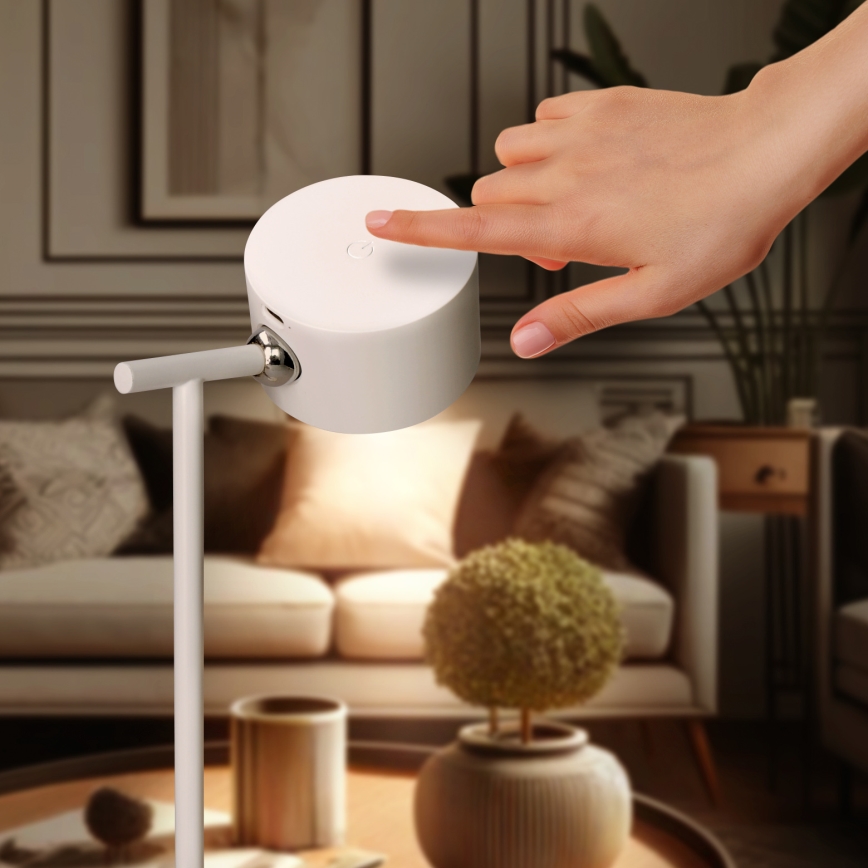 Solight WO68-W - Lámpara LED regulable y recargable 3en1 LED/4W/2000 mAh 3000/4000/6500K blanco