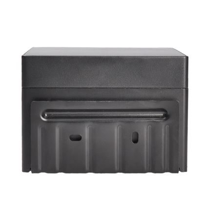 LED Luz solar de pared con sensor de movimiento y crepuscular PALERMO LED/5W/3,7V 2000 mAh IP54 negro