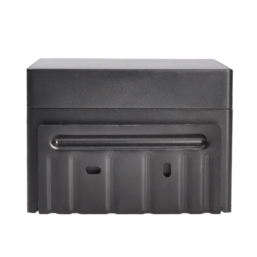 LED Luz solar de pared con sensor de movimiento y crepuscular PALERMO LED/5W/3,7V 2000 mAh IP54 negro