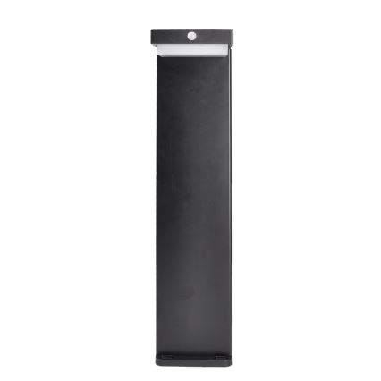 Lámpara solar LED con sensor de movimiento y crepuscular PALERMO LED/5W/5V 2000 mAh IP54 negro