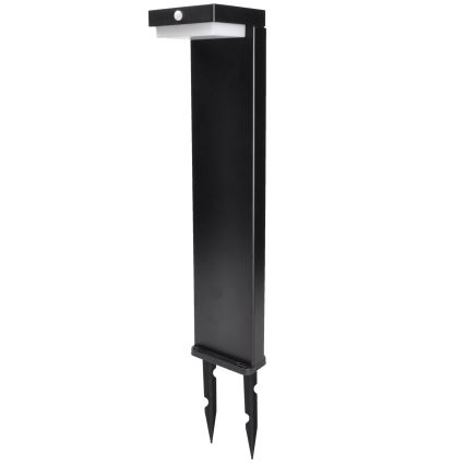 Lámpara solar LED con sensor de movimiento y crepuscular PALERMO LED/5W/5V 2000 mAh IP54 negro