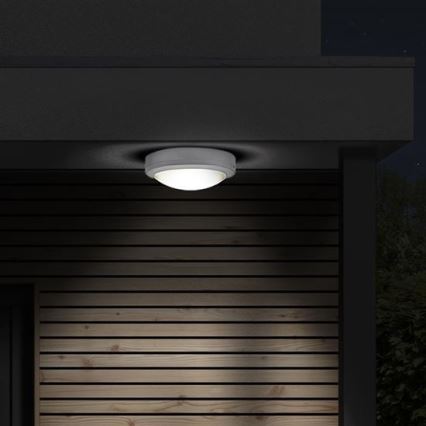 Plafón LED de exterior SIENA LED/13W/230V IP54 diá. 17 cm blanco