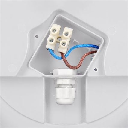Plafón LED de exterior SIENA LED/13W/230V IP54 diá. 17 cm blanco