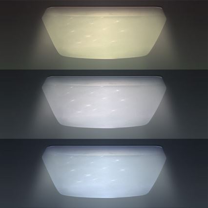 Lámpara de techo LED regulable STAR LED/24W/230V + mando a distancia