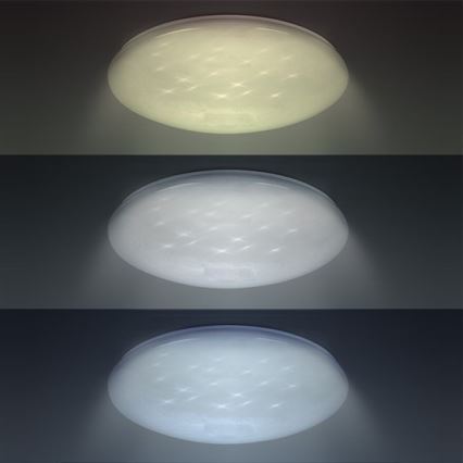 Lámpara de techo LED regulable STAR LED/24W/230V + mando a distancia